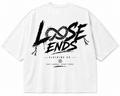 White LOOSE ENDS Collectors edition Oversized T shirt